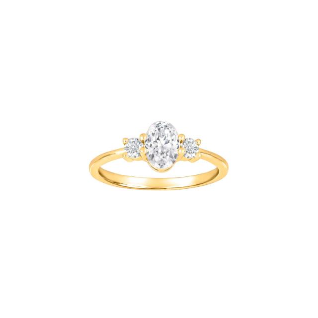 Gold-plated silver ring KIRANOR Sz.52