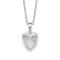 925/- pendant, rho. satin, dia. 0,015ct W-SI