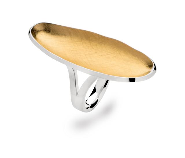 925/- Ring partly gp