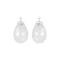 Bohemian quartz glass drop color 04 rh silver pair 