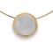925/- pendant, partly gold-plated, rho.