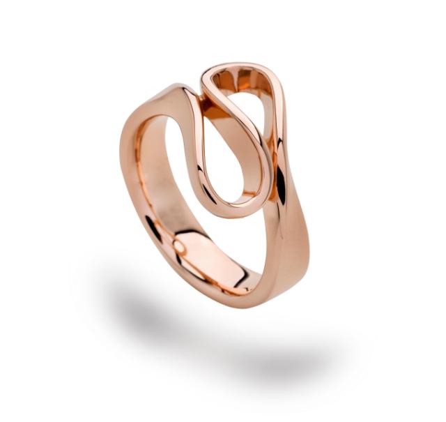 925/- Ring, rg plated