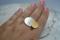 925/ - Ring, partly gp