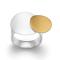 925/ - Ring, partly gp