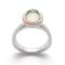 925/ - Ring, partly rg