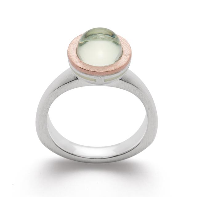 925/ - Ring, partly rg
