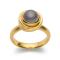 925/- Ring, gp