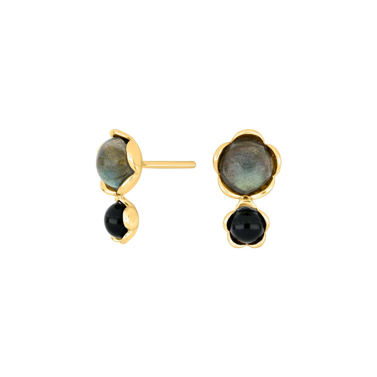 Silver goldp. w/labradorite + onyx 