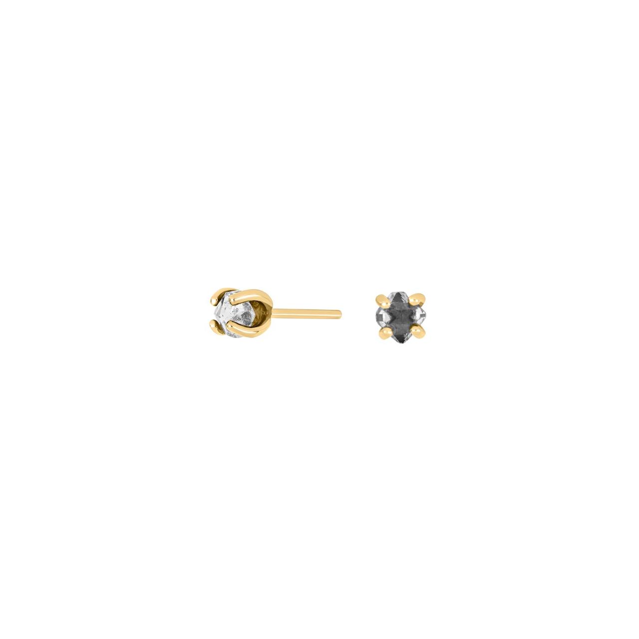 Silver goldp. w/Herkimer diamond 