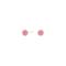Rhd. silver earrings w. pink cz