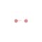 Goldp. silver earrings w. pink cz