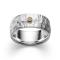925/- Ring, partly gp