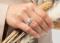 925/- Ring, partly gp