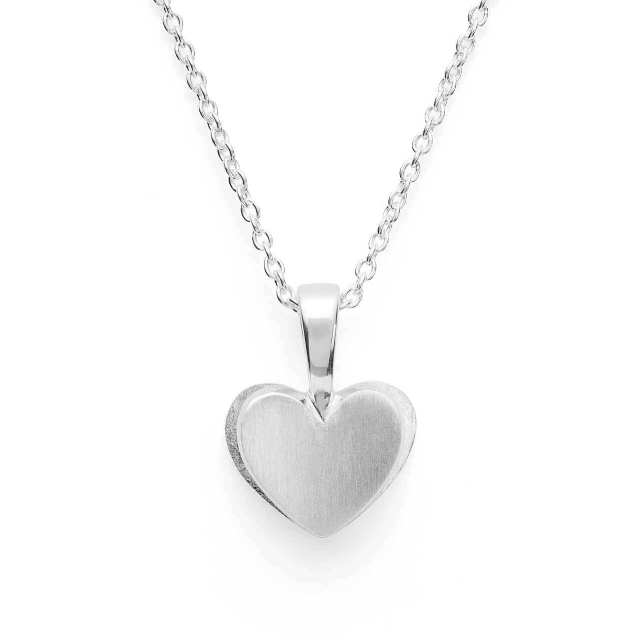 925/- pendant, rho. satin/pol.