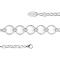 925/- bracelet satin/pol., 7,48 in.