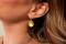925/- earrings, partly gp scratch