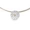 925/- pend soldered 18K, rho. spe.text./pol. 0,015ct