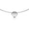 925/- pendant, rho. satin/pol., dia. 0,015ct W-SI