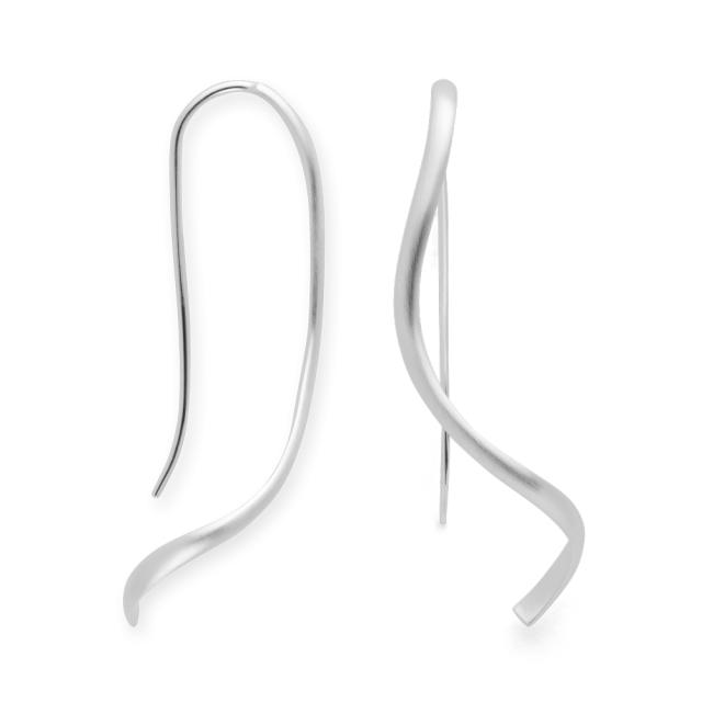 925/- earrings satin