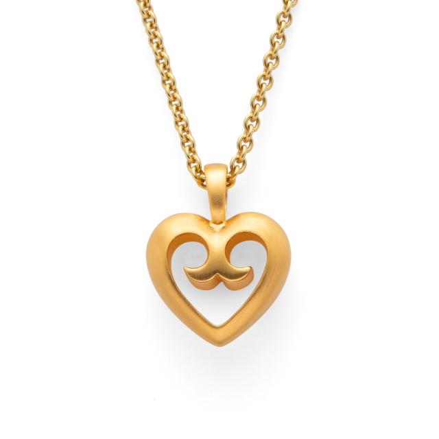925/- pendant, gp satin