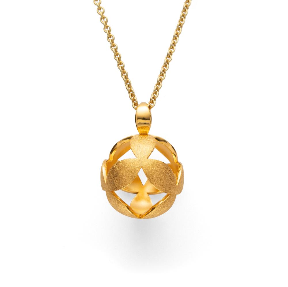 925/- pendant, gp scratch/pol.