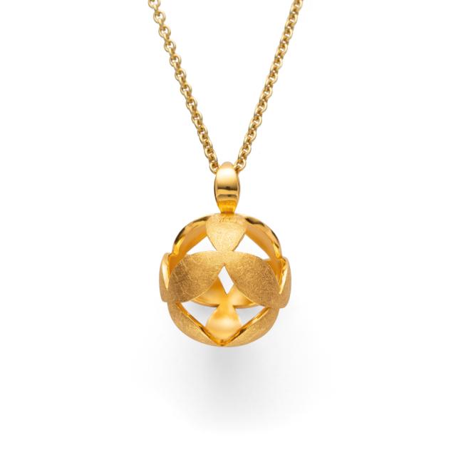 925/- pendant, gp scratch/pol.