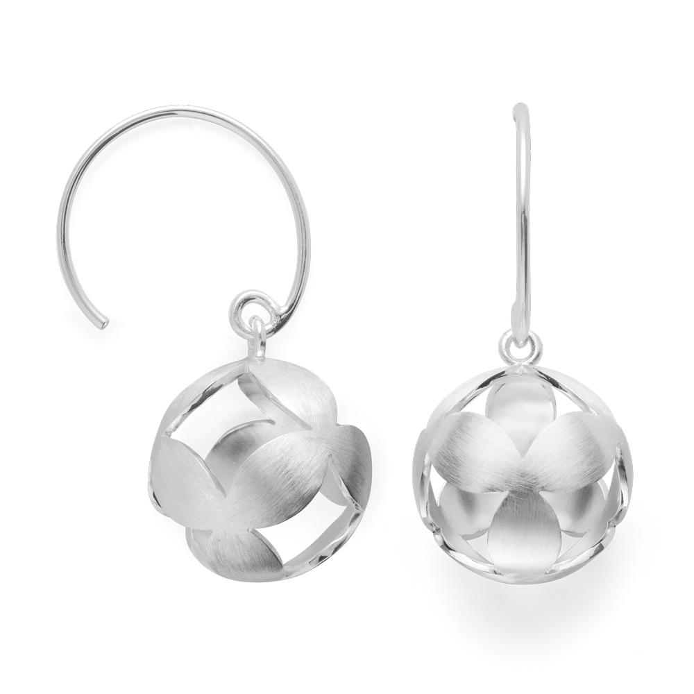 925/- earrings, rho. scratch/pol.
