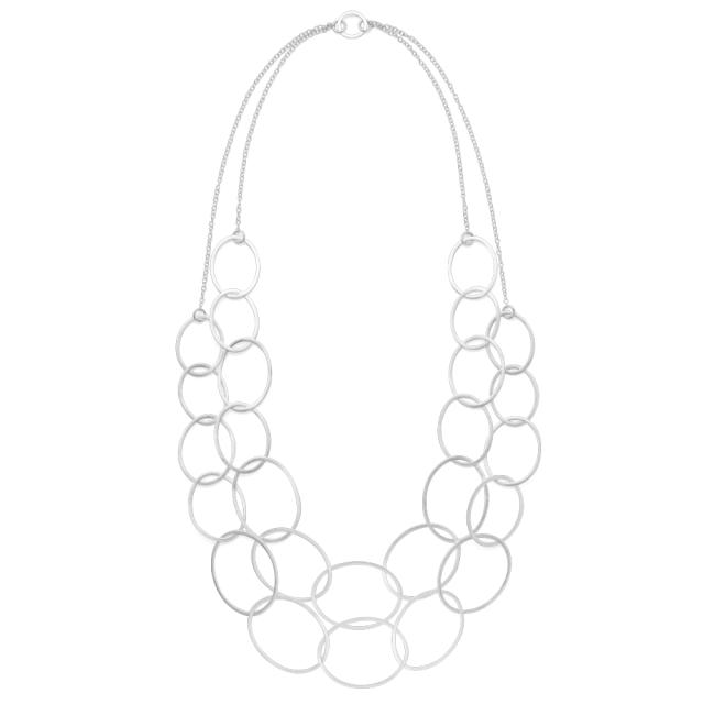 925/- necklace, rho. scratch/pol., 39,37in.