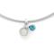 925/- pendant, rho. matt/pol. topaz, moonstone