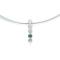 925/- pendant, rho. satin/pol., blue topaz 0,14ct
