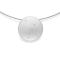 925/- pendant, rho. s.blast, dia. 0,03ct W-SI