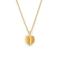925/- pendant, gold-plated, matt
