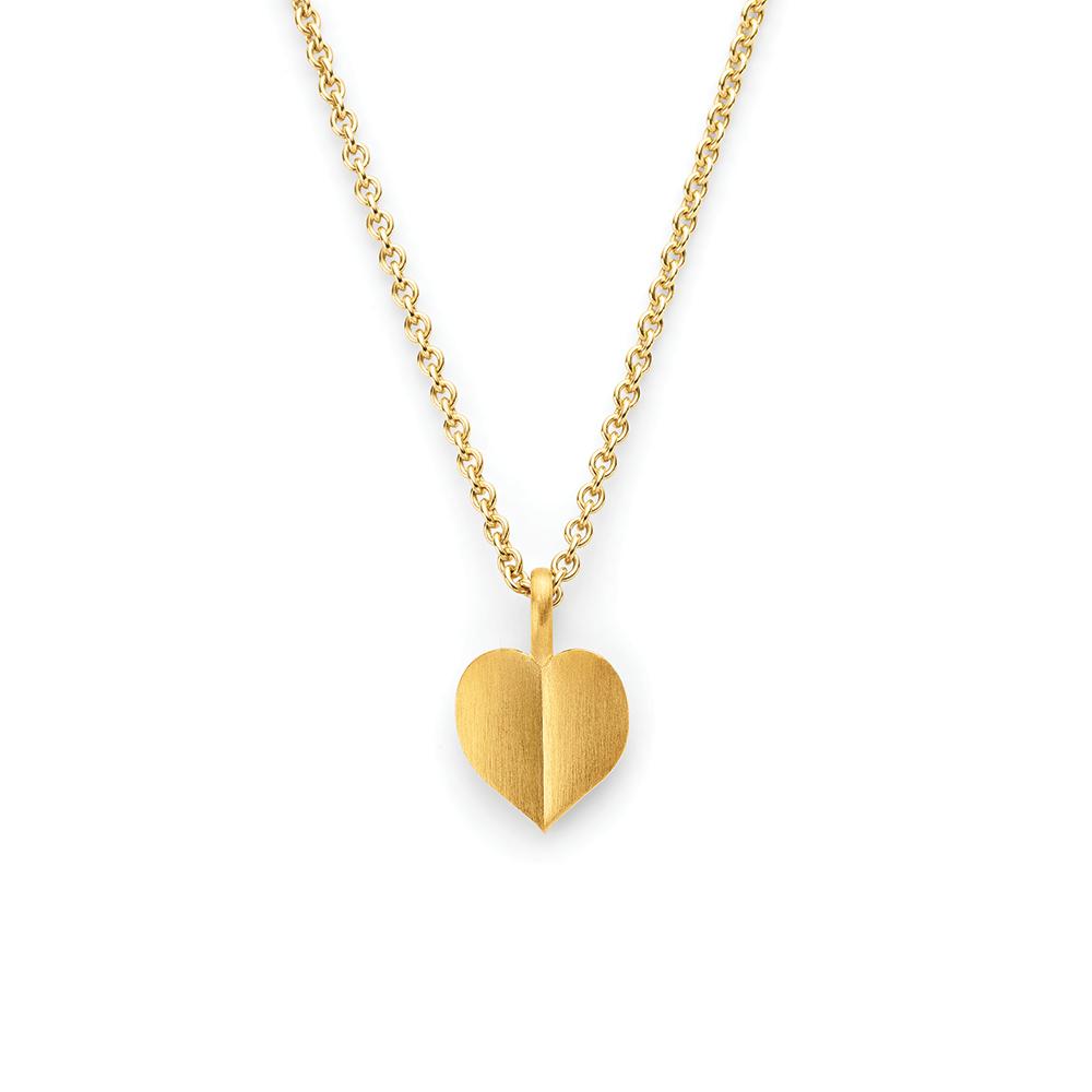 925/- pendant, gold-plated, matt