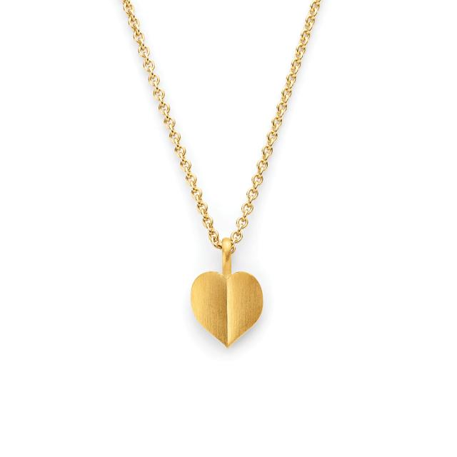 925/- pendant, gold-plated, matt