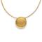 925/- pendant, gold-plated, matt/special textured