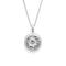 925/pendant,rh.-pl.,special text.,dia. 0,02ct W-SI