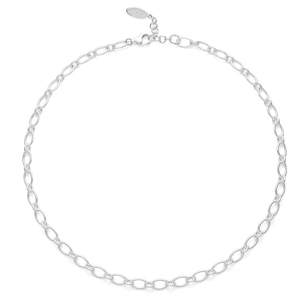 925/- necklace, matt, 45+3cm