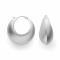 925/- hinge earrings, matt