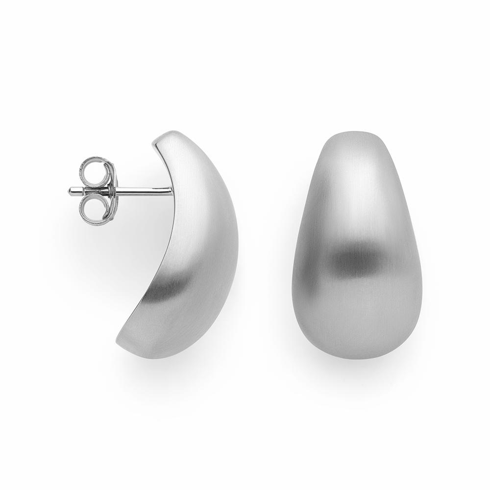 925/- ear studs, matt