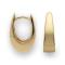 925/- hinge earrings, gold-plated, polished