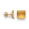 925/-ear studs,gold-plated,scratch matt/pol., 10mm