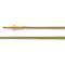 Cable steel  5-rows, gold-pl.,gren,double clip
