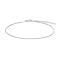 Rhodium-pl silver ankle chain SUMMER52 23+4cm 