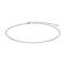Rhodium-pl silver ankle chain SUMMER52 23+4cm 