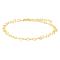 Gold-pl silver ankle chain SPRING52 27cm