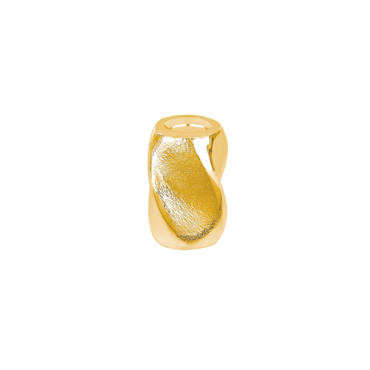 Silver goldplated claps shiny/matt 