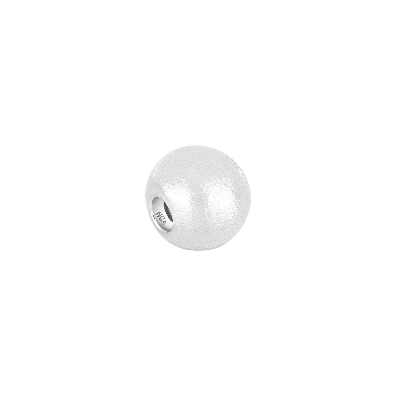 Silver rhod. claps matt 12mm 