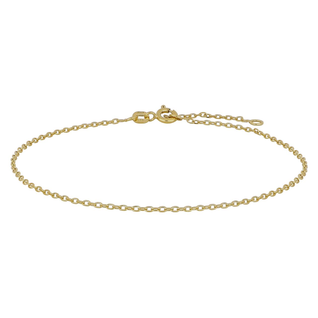 9ct. gold anklets anchor 