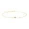 14ct. gold bracelet w. 0,007ct ruby