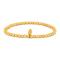 Goldpl silver ball bracelet 